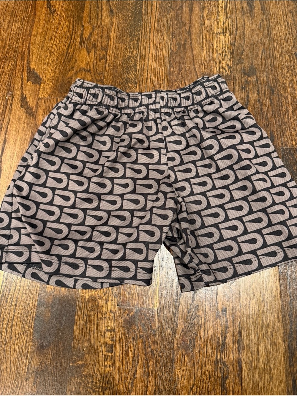 DRIP SHOP  Black & Gray Logo Shorts